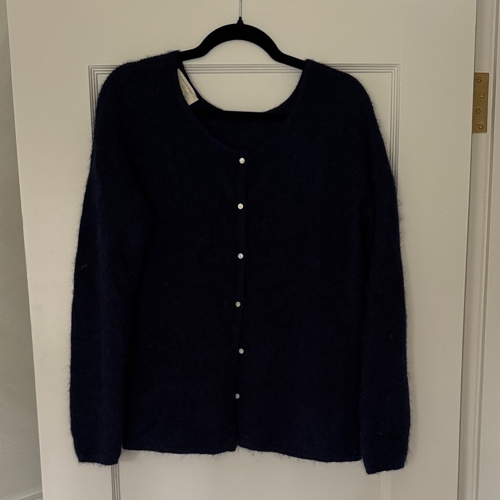 Sézane Gaspard Cardigan in navy